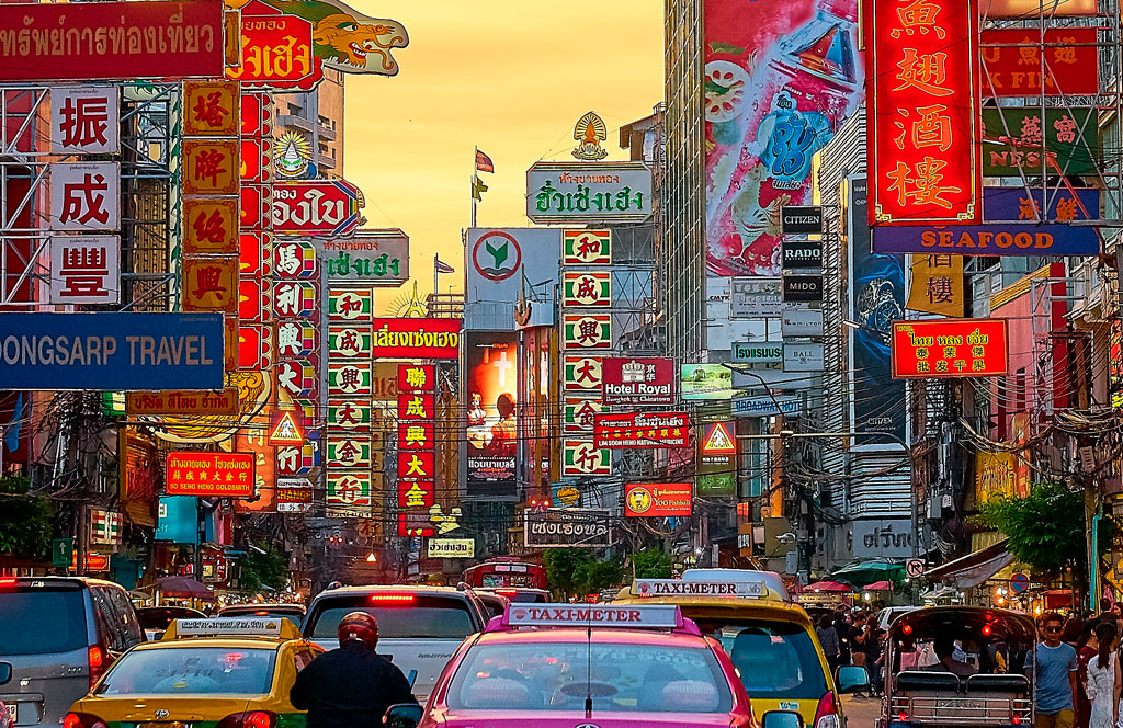 Calles de Bangkok. Tailandia